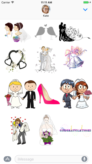 Wedding Celebration Sticker pack(圖3)-速報App