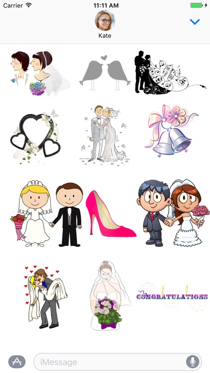 Wedding Celebration Sticker pack