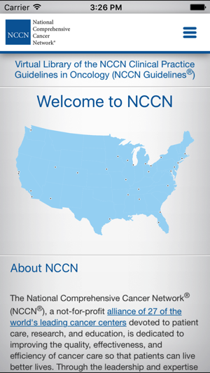 NCCN Guidelines® Smartphone(圖1)-速報App