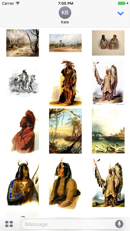 Karl Bodmer Artworks Stickers