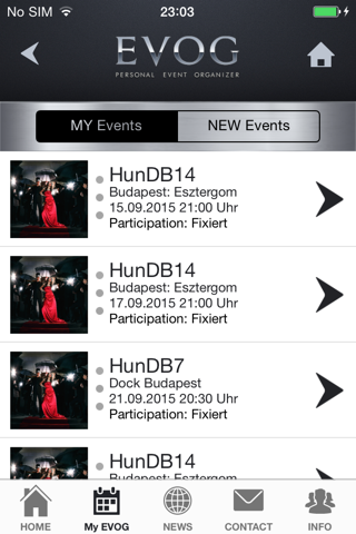 EVOG-Personal Event Organizer screenshot 4