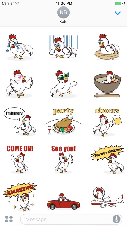 Kent The Hard Working Chicken Sticker