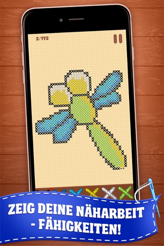 Cross Stitching Puzzle 2 screenshot 2