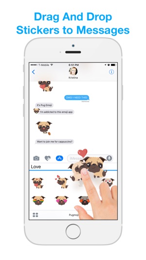 Pug Moji - Pug Emoji & Stickers(圖3)-速報App