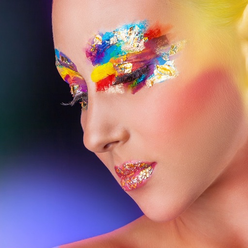Face Paint Art Photo Montage by Vesna Milicevic