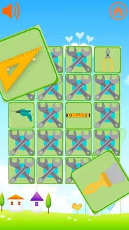 Game screenshot Hand tools Matching game for Kids hack