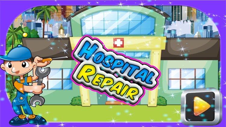 Hospital Repair- Cleaning & Wash Game
