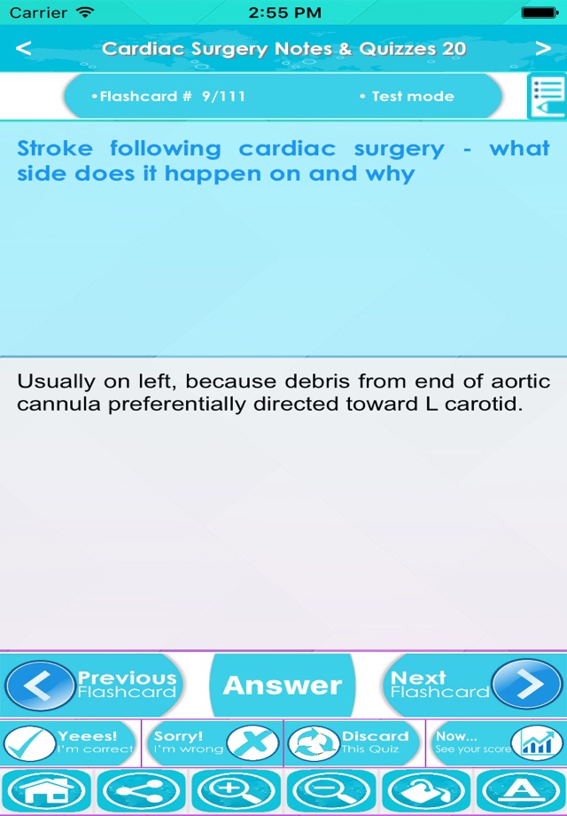 Cardiac Surgery Exam Review screenshot 3