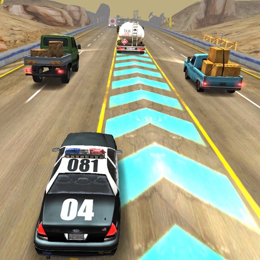 Police Car Racer iOS App