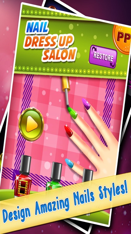 Nail Dress Up Fashion Glamour Princess Bride Salon