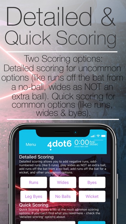 Cricket Scorebook App