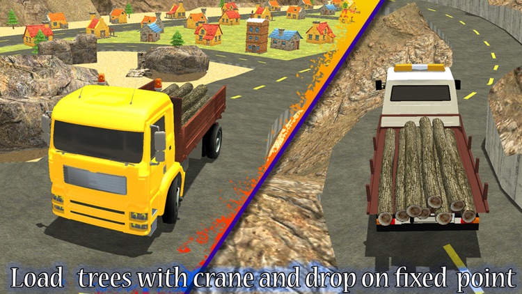 Offroad Cargo Delivery Truck: 3D Woods Transport screenshot-3