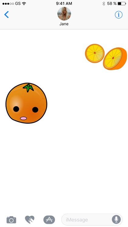 Fresh Oranges Sticker Pack