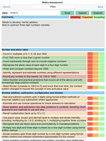 Year 1 Primary Assessmate screenshot 2