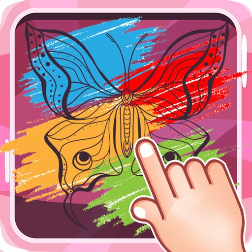 Amazing Butterfly Coloring Book FreePlay iOS App