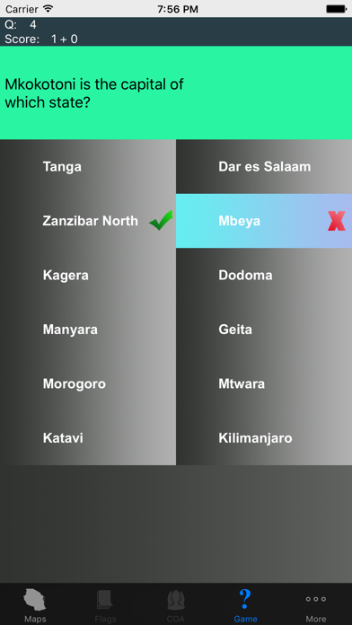 How to cancel & delete Tanzania Region Maps and Capitals from iphone & ipad 4