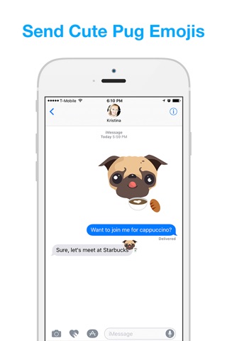 Pug Moji - Pug Emoji & Stickers screenshot 2