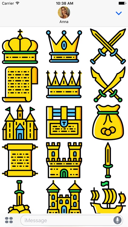 The Medieval: Golden Era Emoji Stickers Limited
