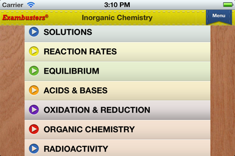 MCAT Inorganic Chemistry Flashcards Exambusters screenshot 4