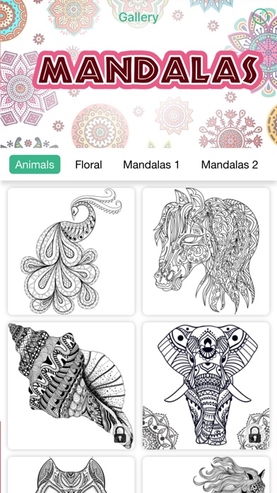 Mandala Coloring Book - Free Adult Colors Therapy 2.1 IOS -