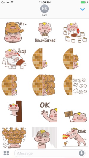 Izzy the lazy pig stickers(圖1)-速報App