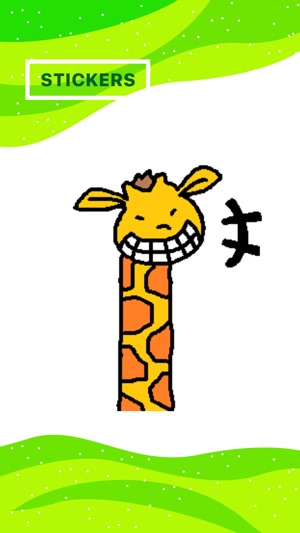 Giraffe Stickers for iMessage by Design7