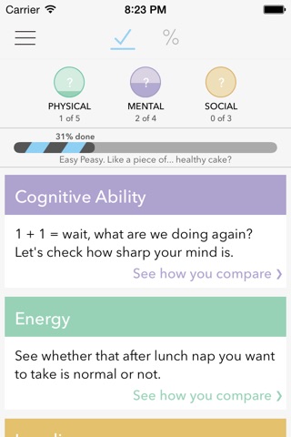 Qualia - Health Check screenshot 2