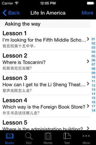 learn English blue lessons - language study center screenshot 2