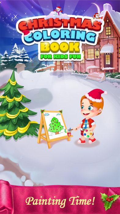 Christmas Coloring Book For Kids Fun screenshot 3