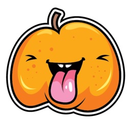 Orange Stickers Pack