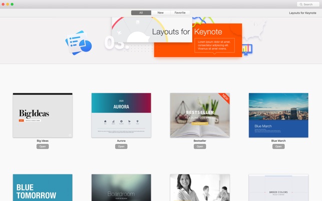 layouts lab templates をmac app storeで