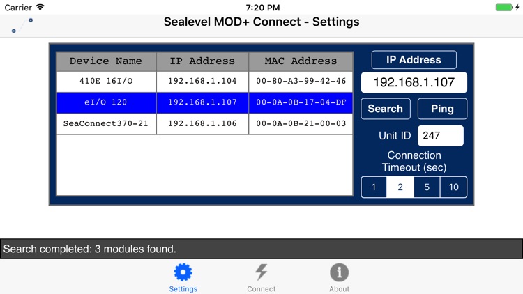 Sealevel MOD+ Connect