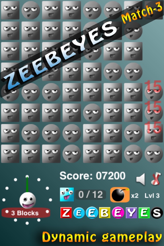 ZeebEyes Match-3 screenshot 3