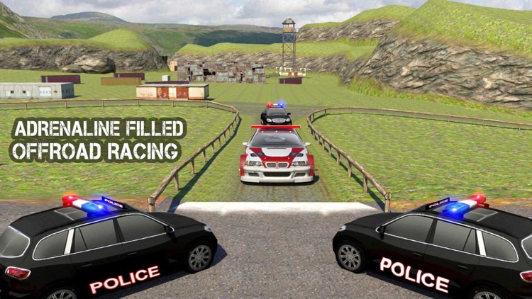 Offroad Police Car Chase Prison Escape Racing Game screenshot-3