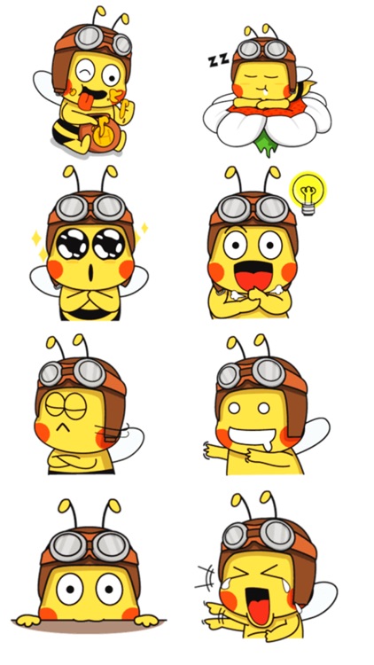 Best Bee Stickers screenshot-4