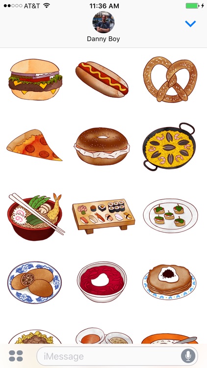 Jazzy World Food - Tasty Dishes Sticker Pack