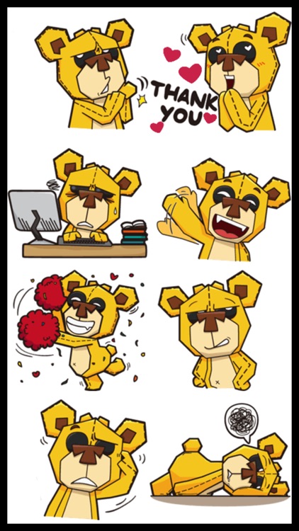 Plushy Bear Stickers