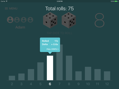 Dice Tracker screenshot 3