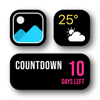 App icon Widget | Countdown to birthday - Appflair, OOO
