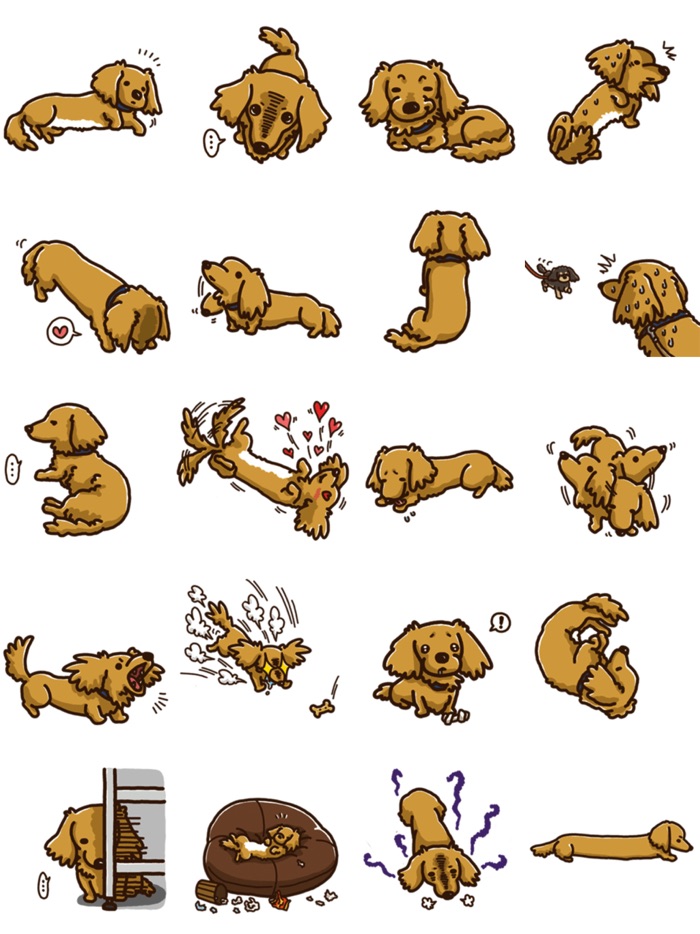 Dachshund Stickers