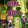 Girl & Boy Skins for Minecraft PE & PC Edition