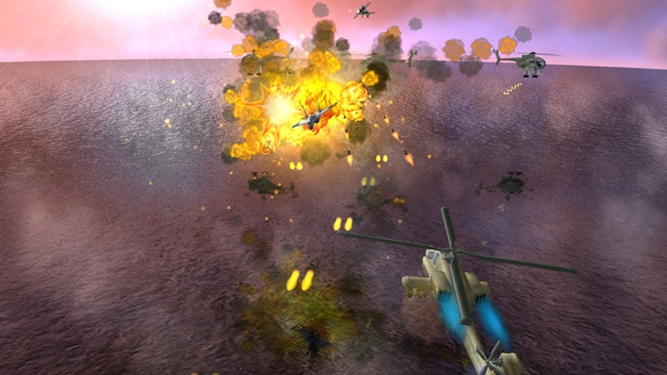 Apache Helicopter Combat