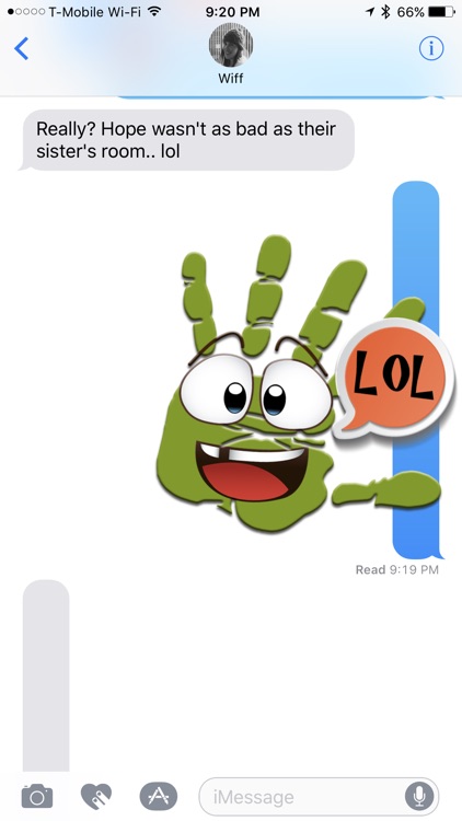 Talk to the Hand Stickers