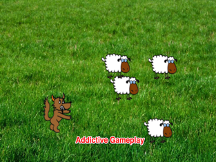 Awesome Wolf vs Small Sheep, game for IOS