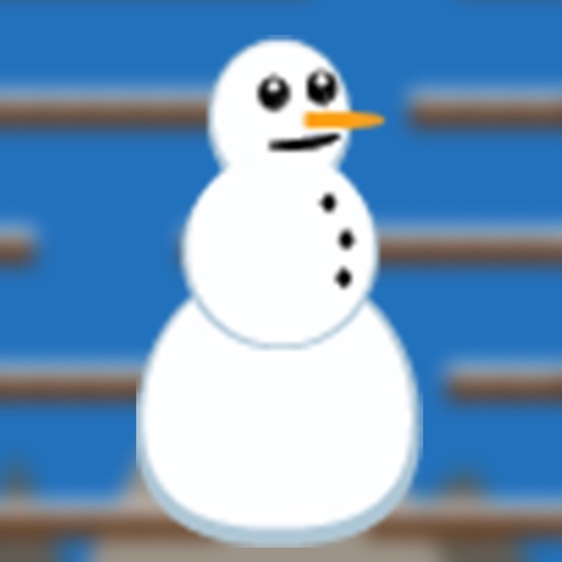 Snowman sliding-snowman maker icon