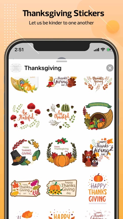 Thanksgiving Stickers!