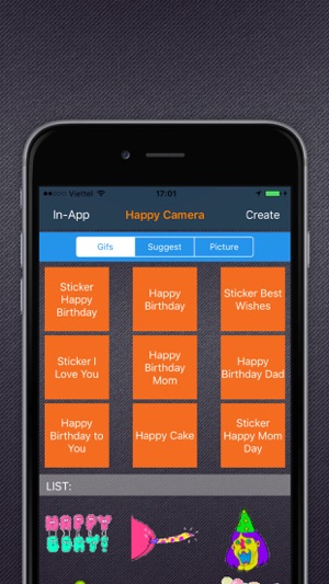 Happy Camera: Happy Birthday Gifs & Photo Quotes(圖1)-速報App