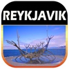 Reykjavik, Iceland Offline Travel Map Guide