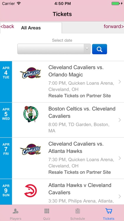 Team Information - NBA Cleveland Cavaliers edition screenshot-4