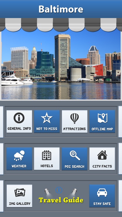 Baltimore Offline Map City Guide